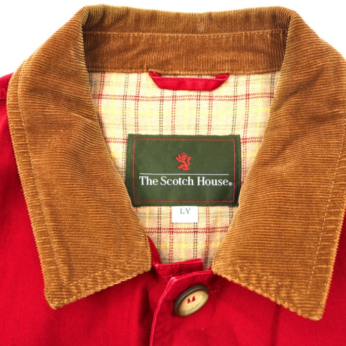 THE SCOTCH HOUSE フィールドジャケット LY レッド コットン | Vintage.City 古着屋、古着コーデ情報を発信