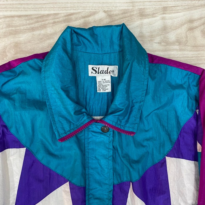 【Slade】ブルゾン 緑＆紫 Ｍ | Vintage.City 古着屋、古着コーデ情報を発信
