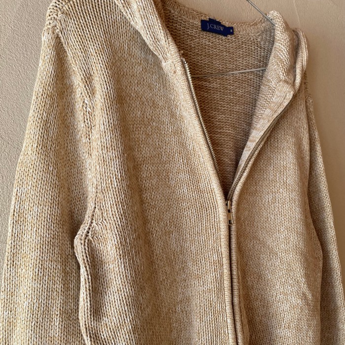 Cotton knit zip-up hoodie | Vintage.City 古着屋、古着コーデ情報を発信