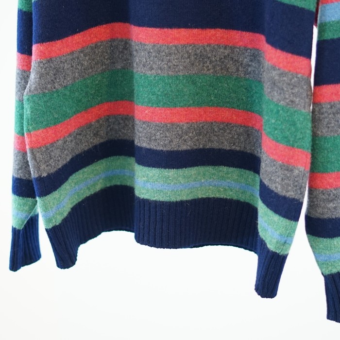 Henry Cotton's border wool knit | Vintage.City Vintage Shops, Vintage Fashion Trends