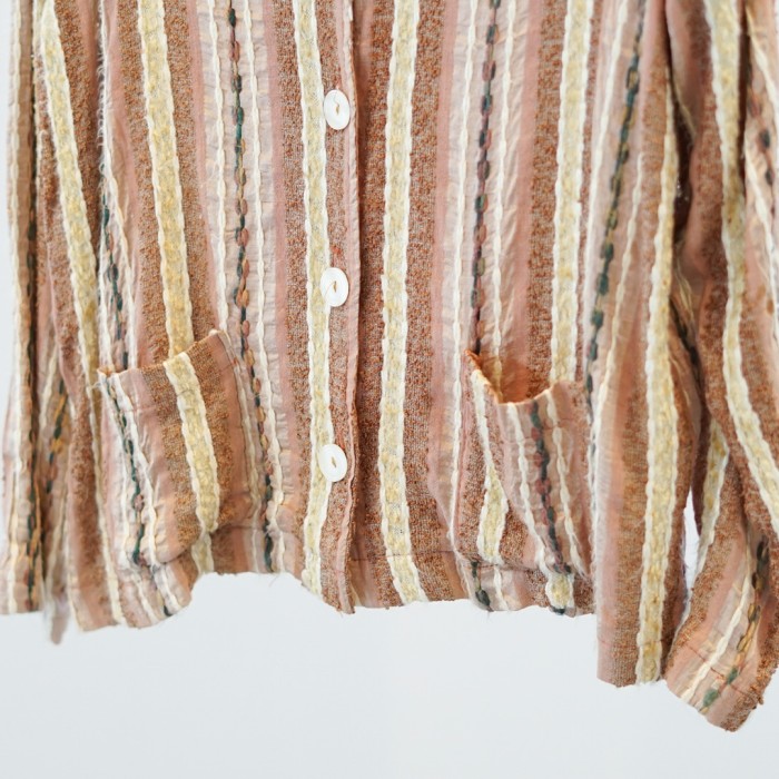 willow tailored silk jacket | Vintage.City 빈티지숍, 빈티지 코디 정보