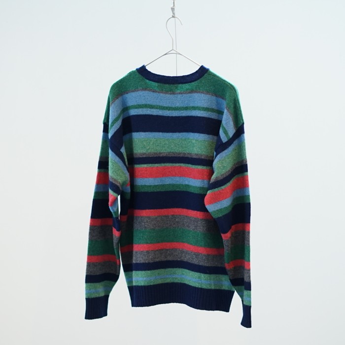 Henry Cotton's border wool knit | Vintage.City 古着屋、古着コーデ情報を発信