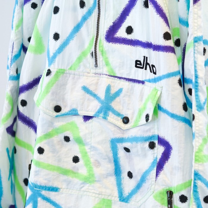 1990s elho Geometric pattern pullover sk | Vintage.City 古着屋、古着コーデ情報を発信