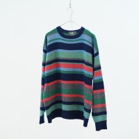 Henry Cotton's border wool knit | Vintage.City 古着屋、古着コーデ情報を発信