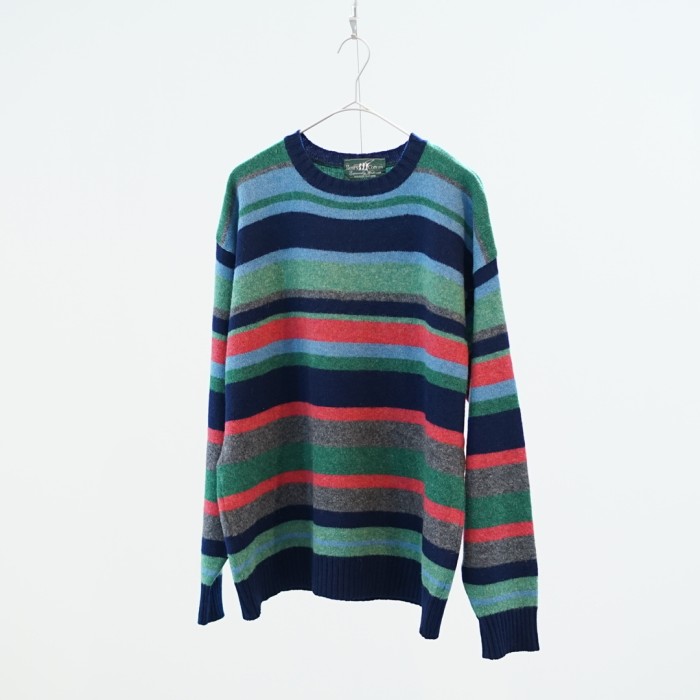 Henry Cotton's border wool knit | Vintage.City 빈티지숍, 빈티지 코디 정보