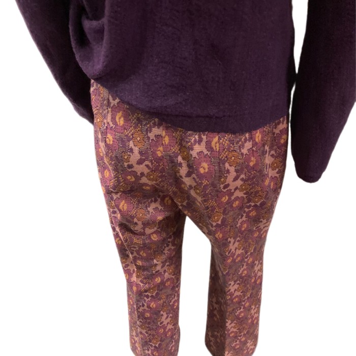 80’s Vintage floral setup flared pants | Vintage.City 빈티지숍, 빈티지 코디 정보