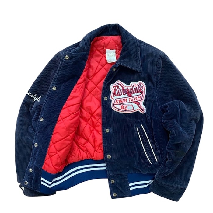 80s varsity jacket corduroy | Vintage.City 빈티지숍, 빈티지 코디 정보