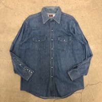 80s BIGMAC/Denim Western shirt/USA製/L | Vintage.City ヴィンテージ 古着