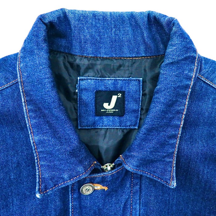 MR.JUNKO JEANS デニムブルゾン ロゴ刺繍 ビッグサイズ 90s | Vintage.City 古着屋、古着コーデ情報を発信