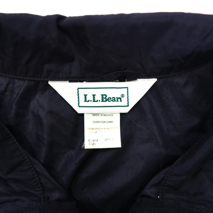 L.L.BEAN ハーフジップナイロントップス M ブラック メキシコ製 | Vintage.City 古着屋、古着コーデ情報を発信