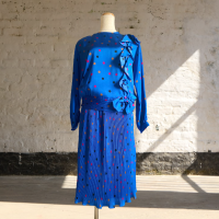 【SET UP】print blouse & skirt | Vintage.City 빈티지숍, 빈티지 코디 정보