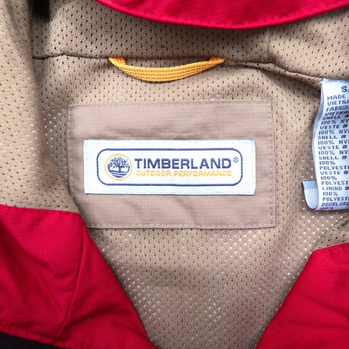 TIMBERLAND マウンテンパーカー S レッド ナイロン | Vintage.City 古着屋、古着コーデ情報を発信