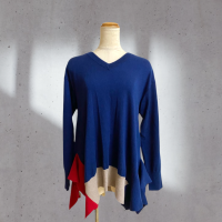 Bicolor navy knit 【size L】 | Vintage.City 빈티지숍, 빈티지 코디 정보