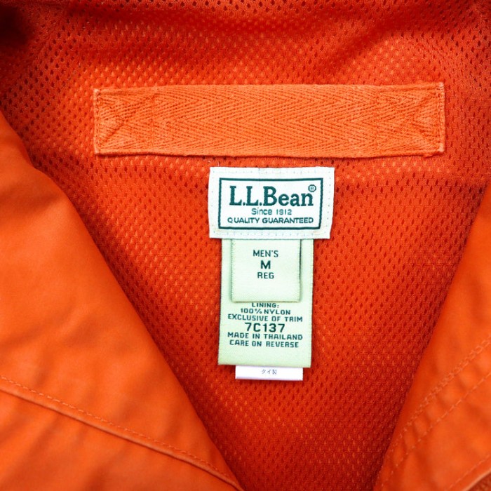 L.L.BEAN マウンテンパーカー M オレンジ コットン 7C137 | Vintage.City 古着屋、古着コーデ情報を発信