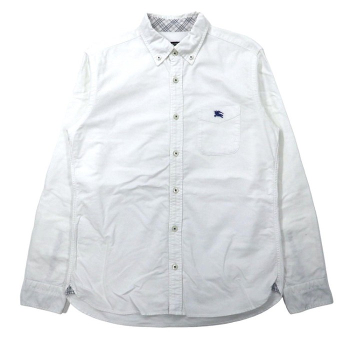 BURBERRY BLACK LABEL ボタンダウンシャツ 2 ホワイト | Vintage.City 古着屋、古着コーデ情報を発信