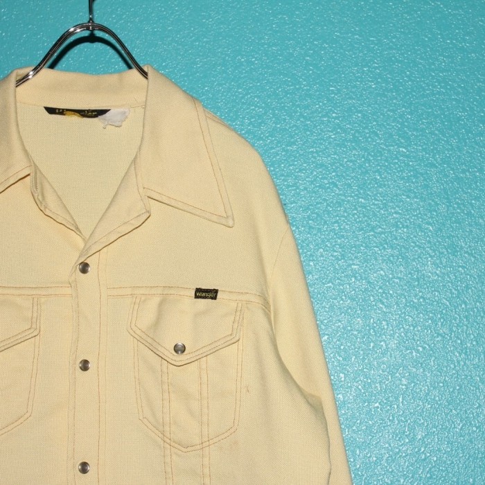 70s Wrangler Hop Sack Shirt Jacket USA製 | Vintage.City 古着屋、古着コーデ情報を発信