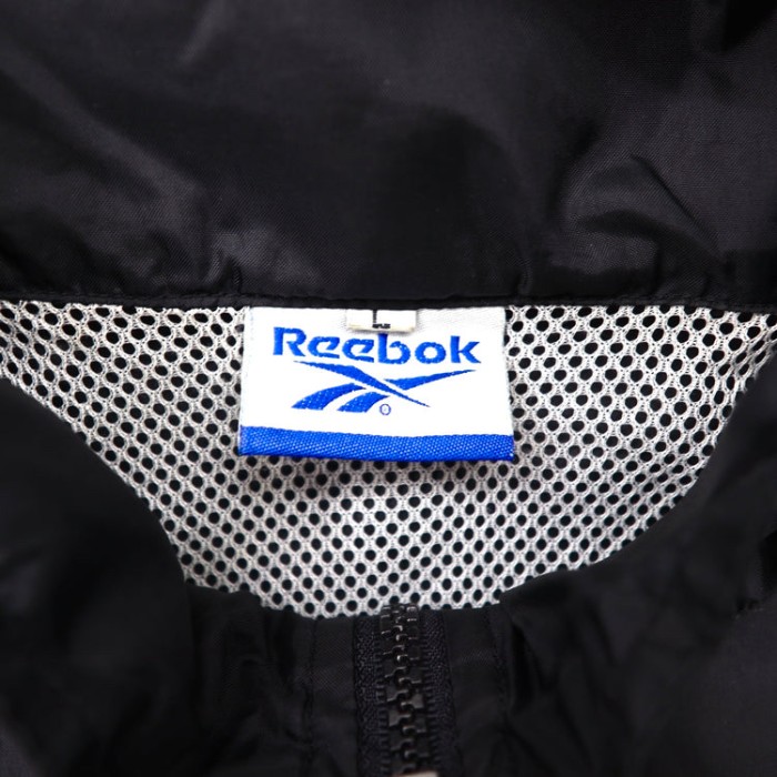 REEBOK ナイロンジャケット L ブラック ロゴ刺繍 袖ロゴ 90s | Vintage.City 古着屋、古着コーデ情報を発信