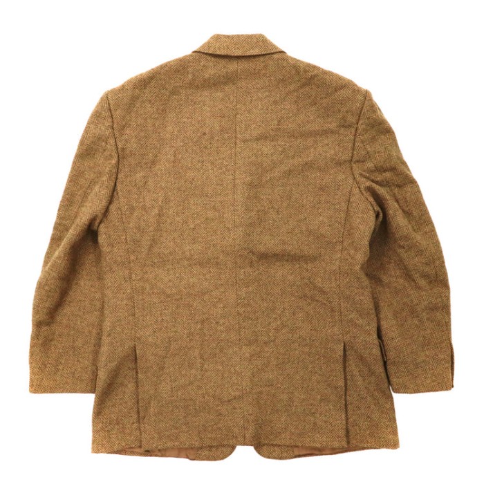 LANOLINI 3Bツイードジャケット 50 ブラウン ウール イタリア製 | Vintage.City 古着屋、古着コーデ情報を発信