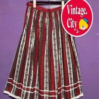 90)ビンテージユーロコットンスカート | Vintage.City ヴィンテージ 古着