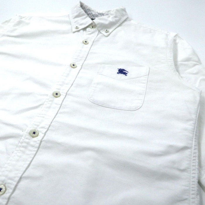 BURBERRY BLACK LABEL ボタンダウンシャツ 2 ホワイト | Vintage.City 古着屋、古着コーデ情報を発信