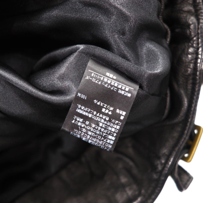 UNITED ARROWS ダブルライダースジャケット 36 ブラック 山羊革 | Vintage.City 古着屋、古着コーデ情報を発信