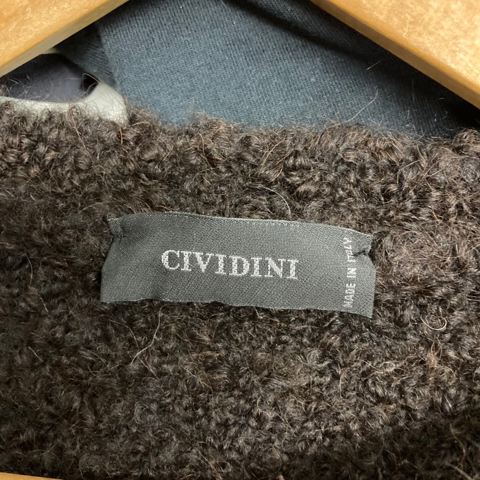 イタリー製CIVIDINIモコモコアルパカニットJKT | Vintage.City 古着屋、古着コーデ情報を発信