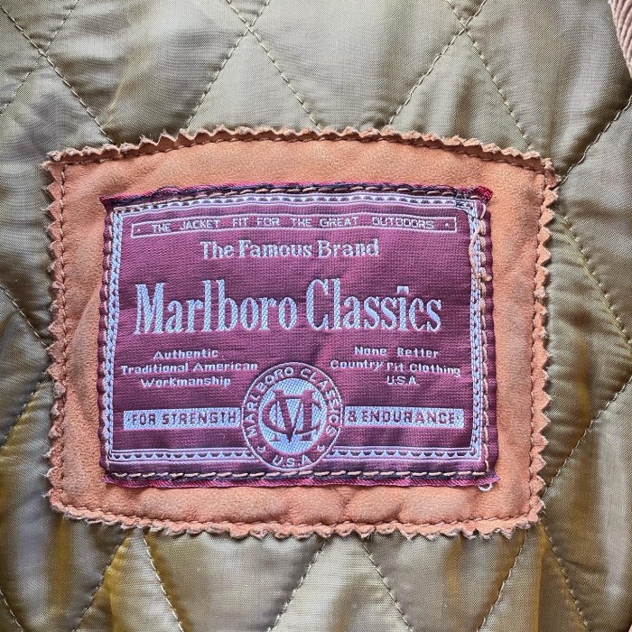 Marlboro Classics ヌバックレザー ハンティングジャケット | Vintage.City