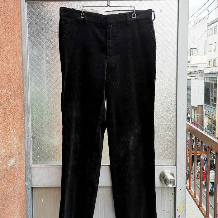70~80's BLACK CORDUROY PANTS | Vintage.City 빈티지숍, 빈티지 코디 정보