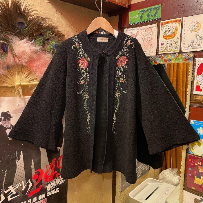 80s #刺繍 #カーディガン | Vintage.City 빈티지숍, 빈티지 코디 정보
