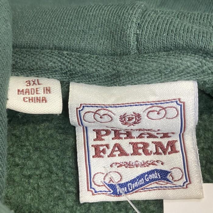 v-36】PHAT FARM ファットファーム フーディー パーカー | Vintage.City