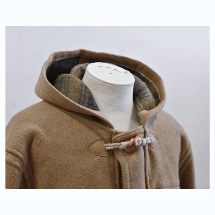 Vintage Hooded Melton Duffle Coat | Vintage.City Vintage Shops, Vintage Fashion Trends