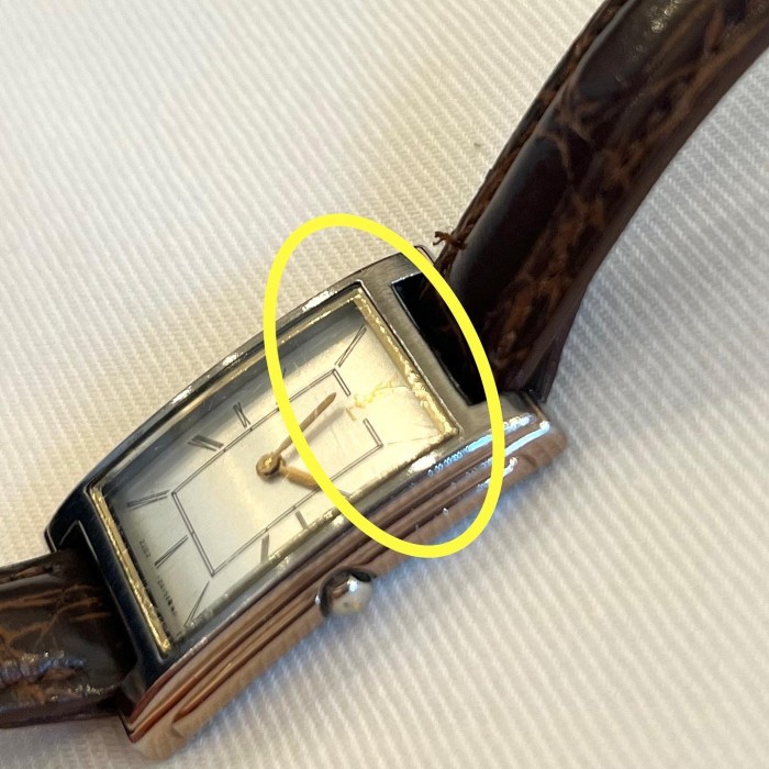 YVES SAINT LAURENT＂レディースレクタンギュラーウォッチ腕時計 