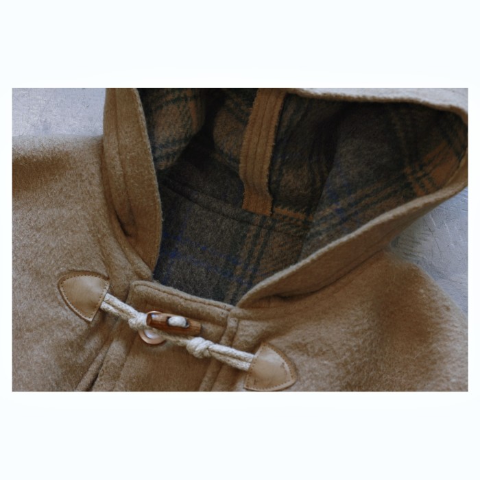 Vintage Hooded Melton Duffle Coat | Vintage.City 빈티지숍, 빈티지 코디 정보