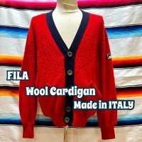 Made in Italy FILA ウール カーディガン | Vintage.City ヴィンテージ 古着