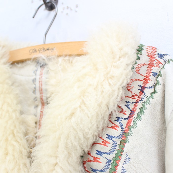 70’s USA VINTAGE70年代アメリカ古着刺繍デザインムートンコート | Vintage.City 古着屋、古着コーデ情報を発信
