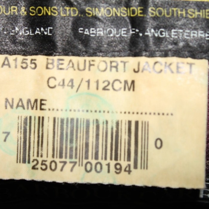 90s (1995) Barbour 3Warrant "BEAUFORT" E | Vintage.City 古着屋、古着コーデ情報を発信