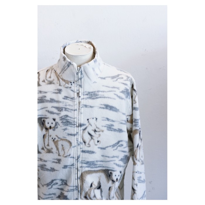 Vintage “SHIROKUMA” Fleece Jacket | Vintage.City 古着屋、古着コーデ情報を発信