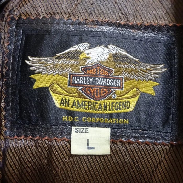 ハーレーダビッドソン レザージャケット ライダース L 牛革 ダークブラウン | Vintage.City 古着屋、古着コーデ情報を発信