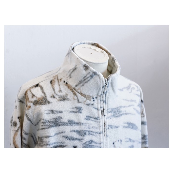 Vintage “SHIROKUMA” Fleece Jacket | Vintage.City 古着屋、古着コーデ情報を発信