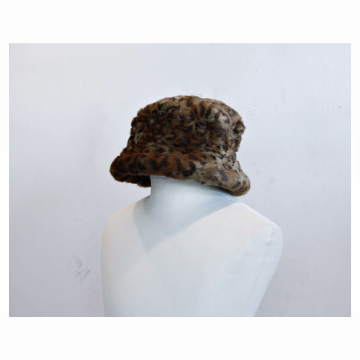 Canadian Vintage Faux Far Leopard Hat | Vintage.City 古着屋、古着コーデ情報を発信
