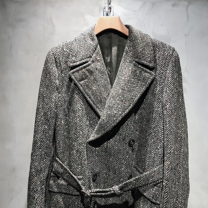 CC41 Wool Herringbone Coat BURTON | Vintage.City