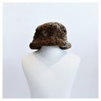 Canadian Vintage Faux Far Leopard Hat | Vintage.City 빈티지숍, 빈티지 코디 정보