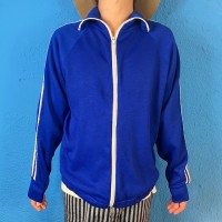 80-90s Double Line Blue Track Jacket | Vintage.City ヴィンテージ 古着