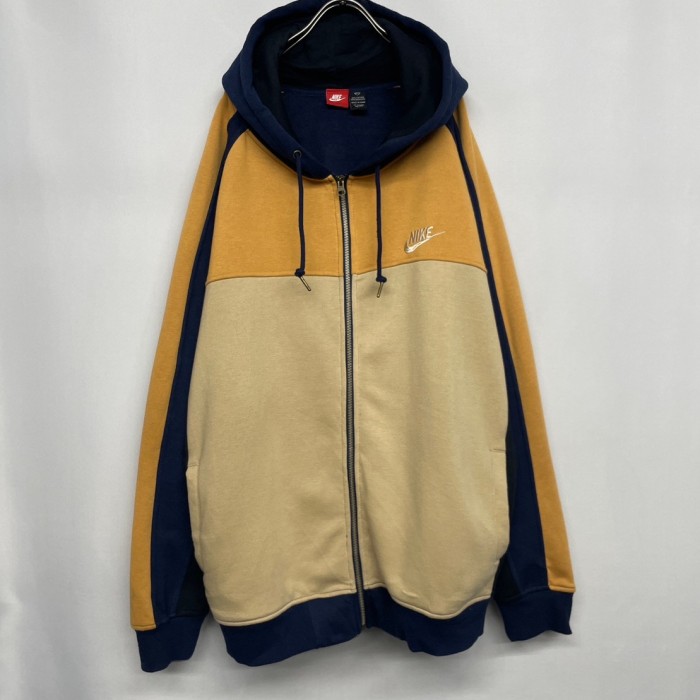 00's “NIKE” One Point Switching Hoodie | Vintage.City