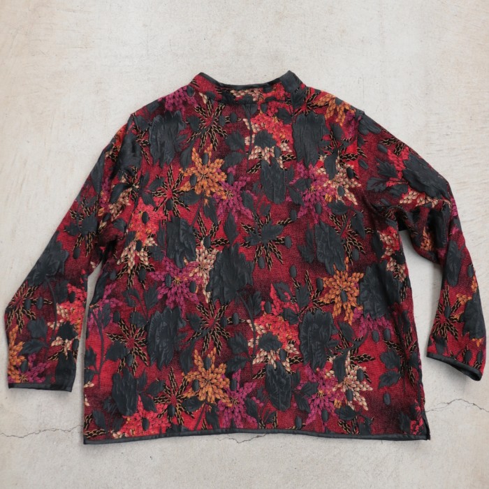 Vintage flower pattern reversible jacket | Vintage.City 古着屋、古着コーデ情報を発信