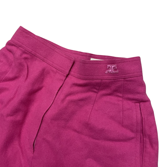 Courreges Logo Pants Pink | Vintage.City 古着屋、古着コーデ情報を発信