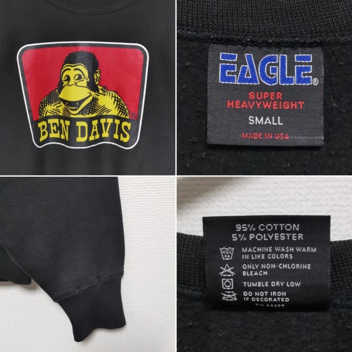 80s BEN DAVIS スウェット トレーナー リバースウィーブ USA製 | Vintage.City 古着屋、古着コーデ情報を発信