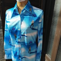 Softball Men blue shirt | Vintage.City 빈티지숍, 빈티지 코디 정보