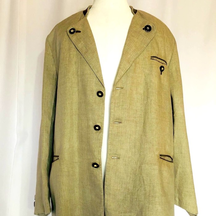 Euro Vintage Tyrolean linen Jacket | Vintage.City Vintage Shops, Vintage Fashion Trends