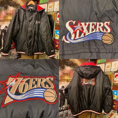 Reebok NBA #sixers #76ers フード付き ジャケット | Vintage.City
